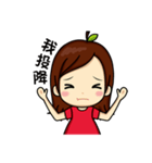 APPLE GIRL'S TALK（個別スタンプ：8）