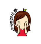 APPLE GIRL'S TALK（個別スタンプ：9）