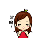 APPLE GIRL'S TALK（個別スタンプ：11）