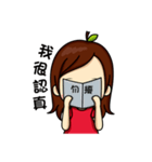 APPLE GIRL'S TALK（個別スタンプ：19）