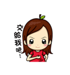 APPLE GIRL'S TALK（個別スタンプ：28）