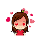 APPLE GIRL'S TALK（個別スタンプ：32）