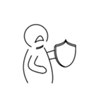 Simple Curves（個別スタンプ：18）