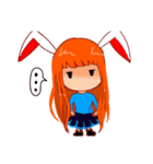 Menik cute rabbit girl（個別スタンプ：1）