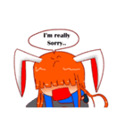 Menik cute rabbit girl（個別スタンプ：8）