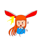 Menik cute rabbit girl（個別スタンプ：16）