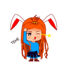 Menik cute rabbit girl（個別スタンプ：19）