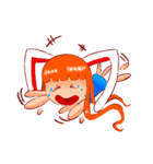 Menik cute rabbit girl（個別スタンプ：23）