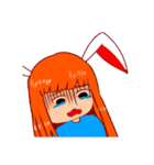 Menik cute rabbit girl（個別スタンプ：24）