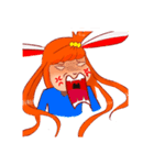 Menik cute rabbit girl（個別スタンプ：25）