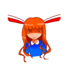 Menik cute rabbit girl（個別スタンプ：39）