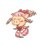 ピグリーナと王子（個別スタンプ：4）