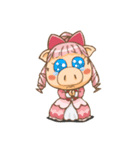 ピグリーナと王子（個別スタンプ：6）