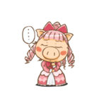 ピグリーナと王子（個別スタンプ：14）