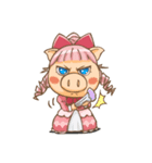 ピグリーナと王子（個別スタンプ：15）