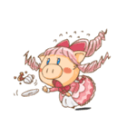 ピグリーナと王子（個別スタンプ：21）