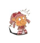 ピグリーナと王子（個別スタンプ：24）