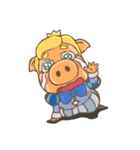 ピグリーナと王子（個別スタンプ：32）