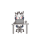 I am a Deer.（個別スタンプ：38）