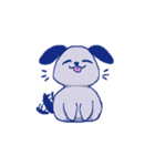 Blue pupper（個別スタンプ：24）