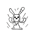Reborn rabbit, Skull！（個別スタンプ：9）