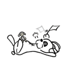 Reborn rabbit, Skull！（個別スタンプ：12）