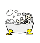 Reborn rabbit, Skull！（個別スタンプ：24）