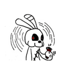 Reborn rabbit, Skull！（個別スタンプ：35）