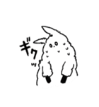 ハシビロコウとアルパカちゃん（個別スタンプ：3）