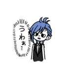ハシビロコウとアルパカちゃん（個別スタンプ：37）