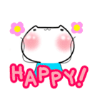 猫な小あじ＊4(English)（個別スタンプ：4）