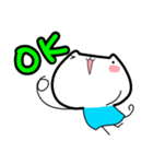 猫な小あじ＊4(English)（個別スタンプ：10）