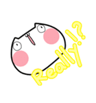 猫な小あじ＊4(English)（個別スタンプ：35）