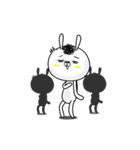 ウサギ "zzom"(Animated)（個別スタンプ：14）