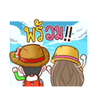 Nail ＆ Sompong on Travel（個別スタンプ：40）