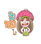 Nail : Sassy girl（個別スタンプ：7）