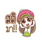 Nail : Sassy girl（個別スタンプ：19）