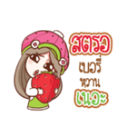 Nail : Sassy girl（個別スタンプ：31）