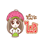 Nail : Sassy girl（個別スタンプ：34）