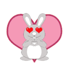 "Rabbit Bigeye" 555（個別スタンプ：13）