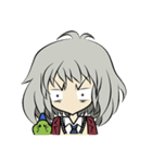 Miharu ＆ Ryuma : Busy School Day（個別スタンプ：3）