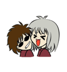 Miharu ＆ Ryuma : Busy School Day（個別スタンプ：40）