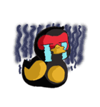 Red face duck（個別スタンプ：11）