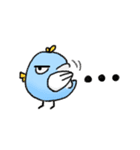 Fat Capybara and Rock bird（個別スタンプ：1）
