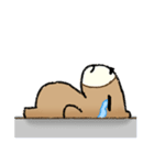 Fat Capybara and Rock bird（個別スタンプ：8）