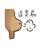 Fat Capybara and Rock bird（個別スタンプ：19）