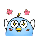 Fat Capybara and Rock bird（個別スタンプ：20）