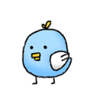 Fat Capybara and Rock bird（個別スタンプ：23）