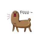 Play with cute Alpaca ！！（個別スタンプ：4）