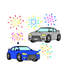 Life with cars (blue＆yellow)（個別スタンプ：25）